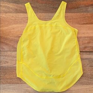 Yellow Lulu Lemon Top - Size 4